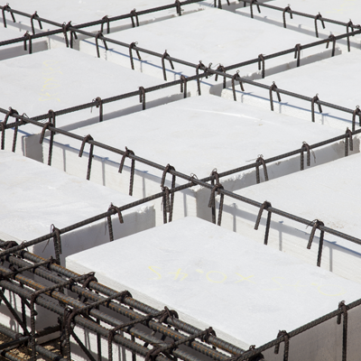 Casetón de EPS para construcción
